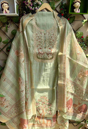 Noor Bagh Mint Green Cotton Suit Set