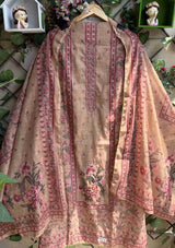 Noor Mahal Rani Pink Cotton Suit Set