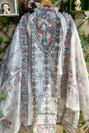 Mehrnoor Kota Doria Suit Set