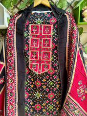 Surmayi Heritage Suit Set – Midnight Black