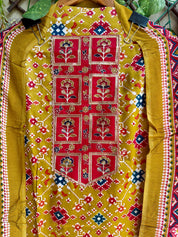 Surmayi Heritage Suit Set – Mustard Gold