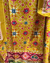 Surmayi Heritage Suit Set – Mustard Gold