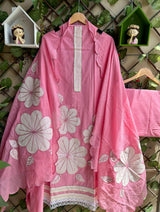 Elara Floral Suit Set Pink