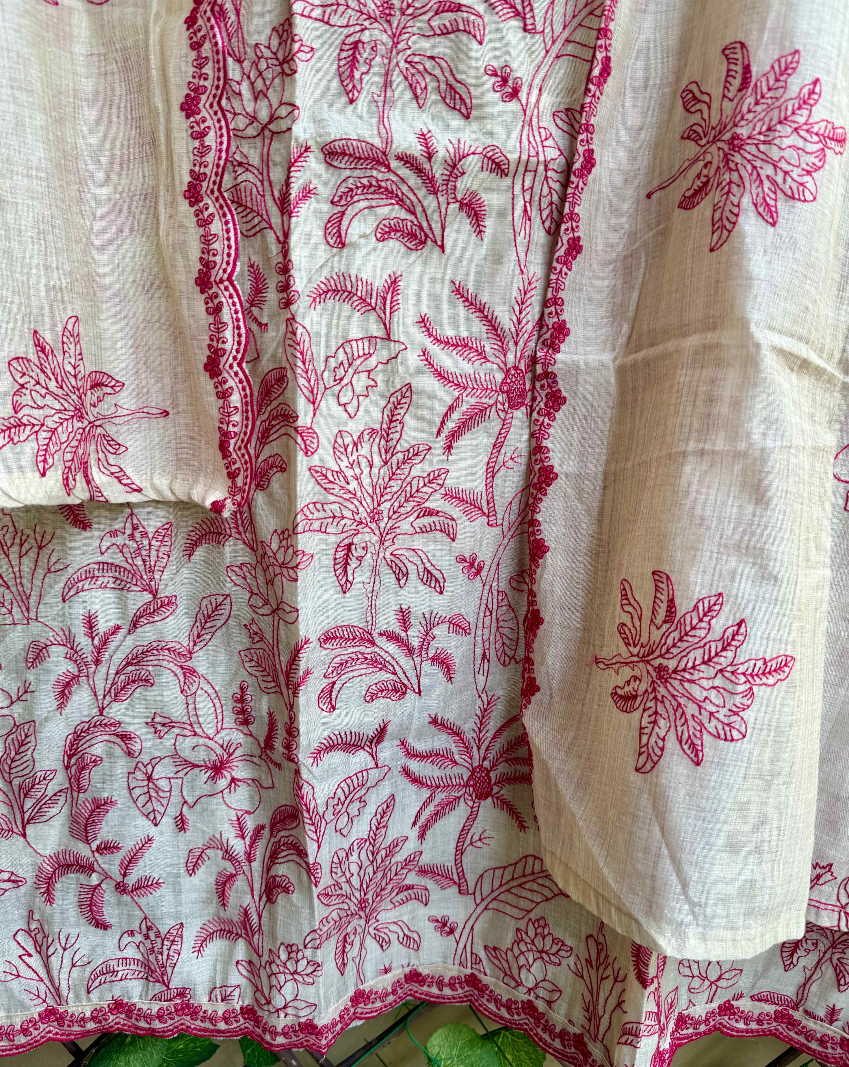 Ivory Bloom Suit Set – Rose Pink