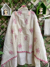 Ivory Bloom Suit Set – Rose Pink
