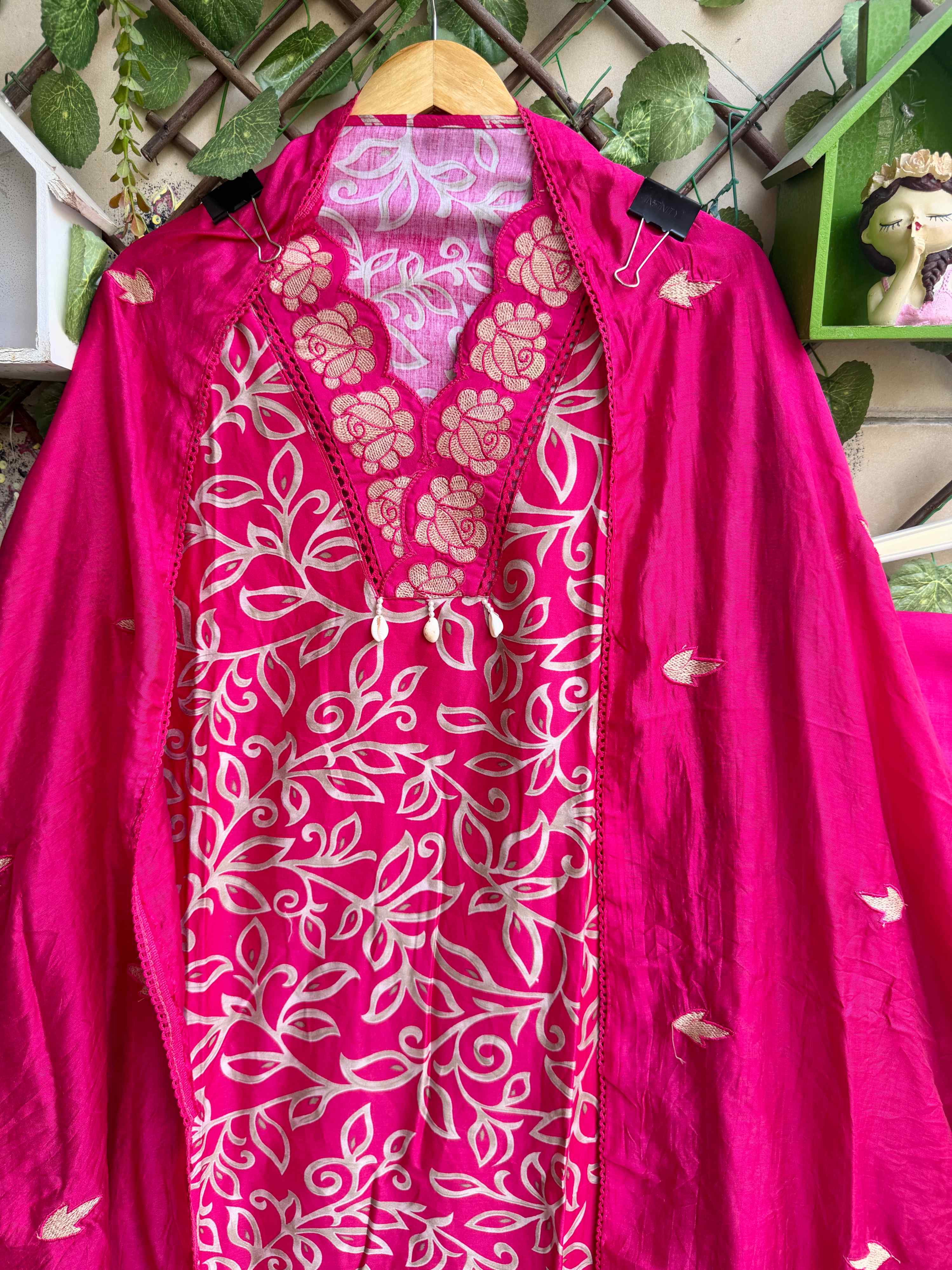 Rani Meher Suit Set – Rani Pink