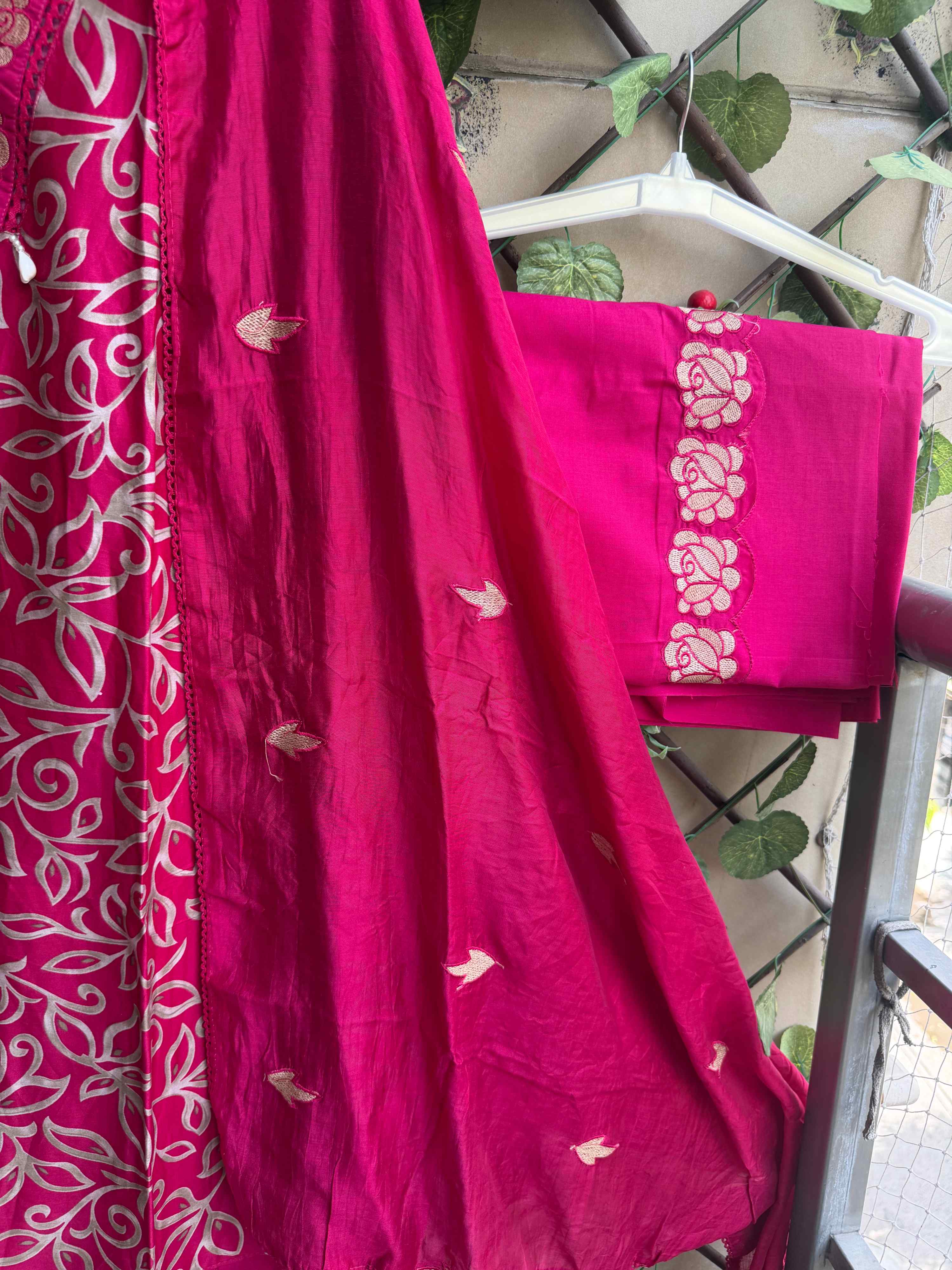 Rani Meher Suit Set – Rani Pink