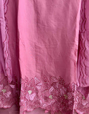 Blush & Bloom Gulnaar Pink Embroidered Suit Set
