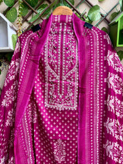 Noor-e-Gul – Magenta Pink