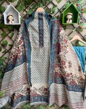 Gulbahar Grace – Teal Blue